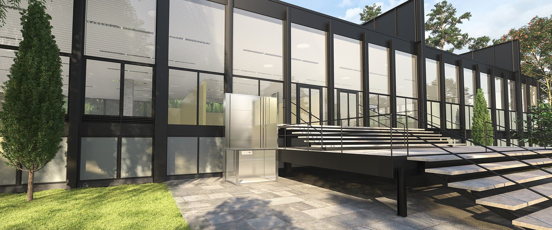 Cibes B Lift platform lift Public entrance