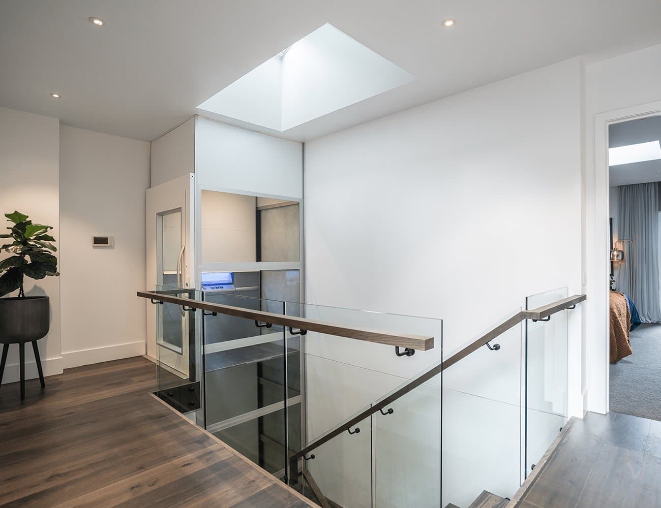 Platform lift in luxury flat