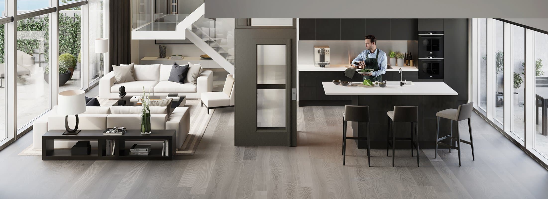 domestic lift in kitchen