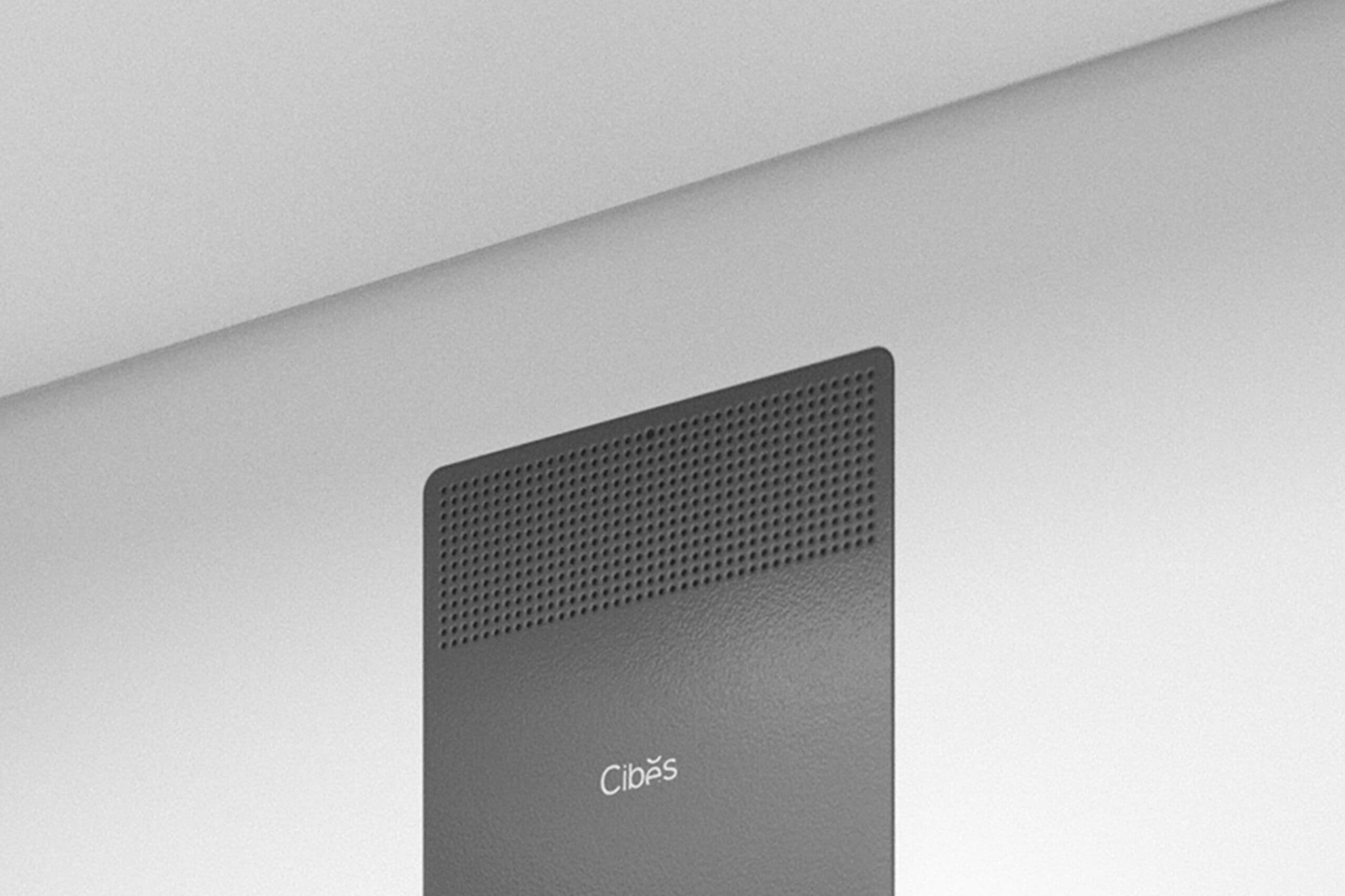 User guide instructions for the integrated communication system of Cibes C1 Pure cabin lift.