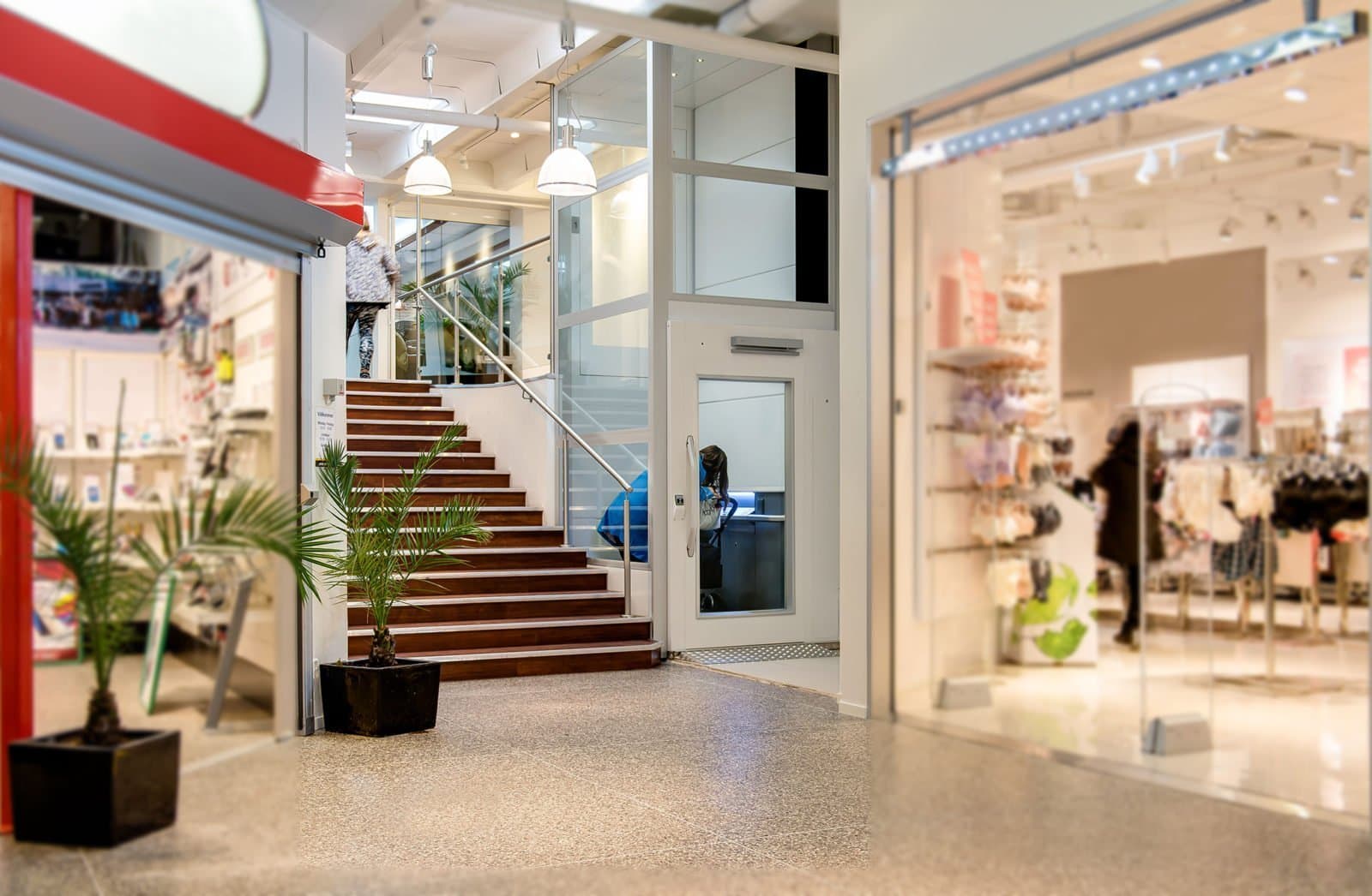 Passenger Lift in shopping Mall
