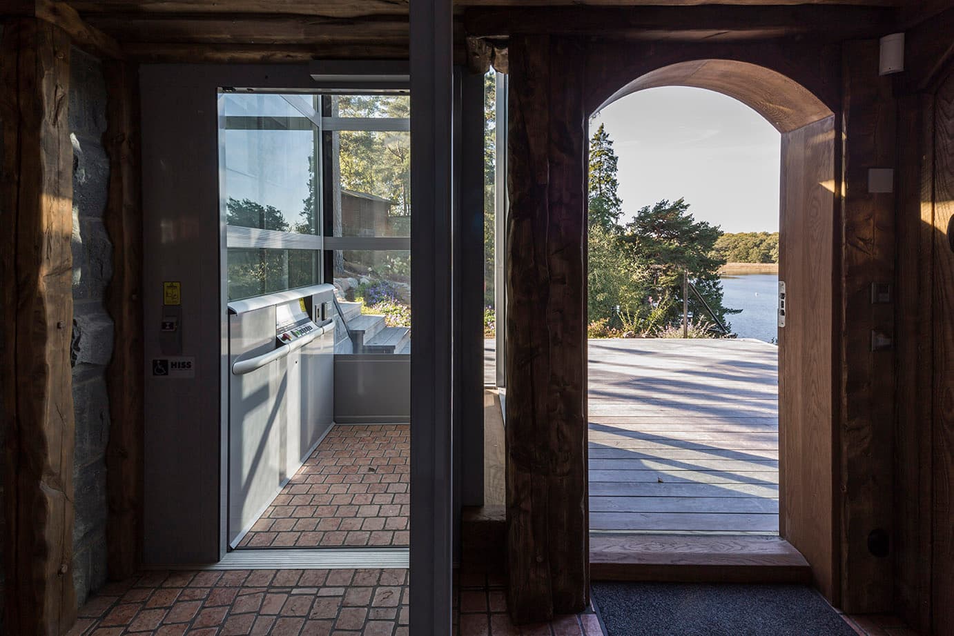 Cibes A5000 Domestic Lift in seaside residence
