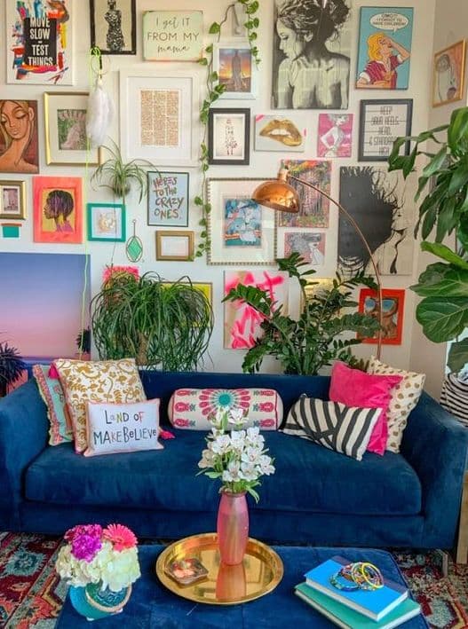 Creative maximalist interior design trends of 2024