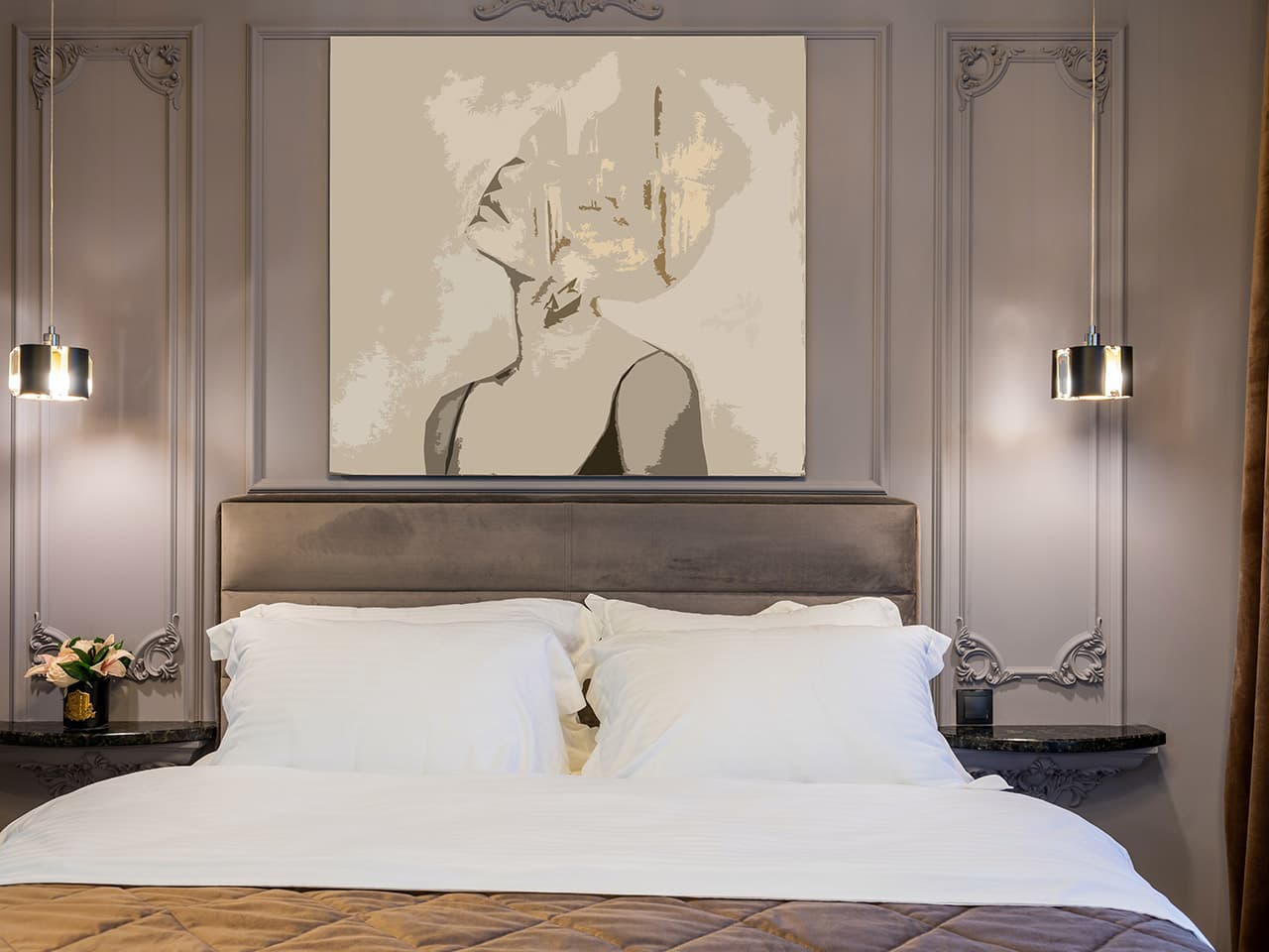 Tone on tone image for interior design trends 2024
