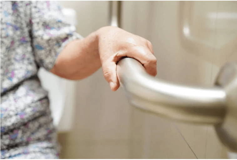 Bathtub safety grabber for age is place