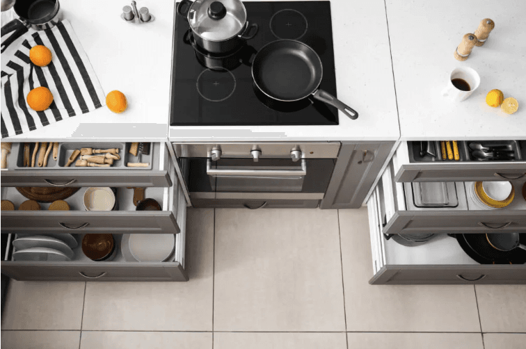 storage spaces and cupboards showing age in place