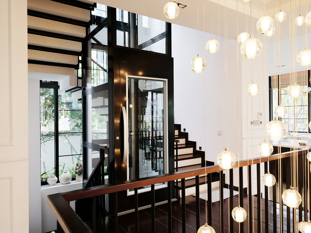home lift installation interior