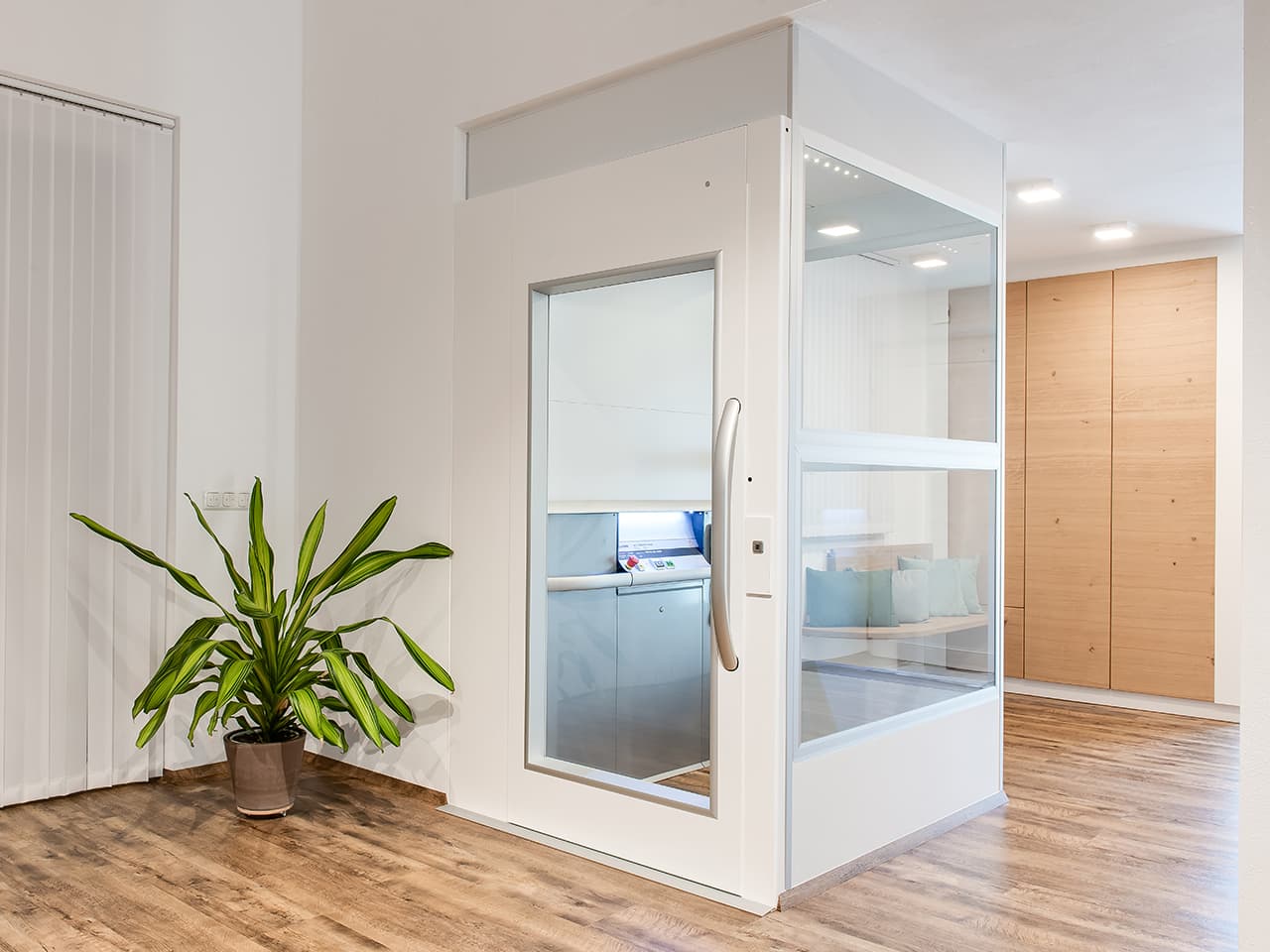 Home lift installation finishing