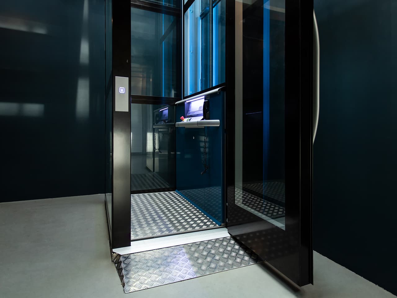 Home lift installation of pitless
