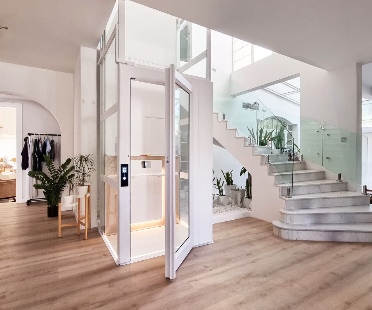 How can I instal a home lift in an exhisting house in the UK